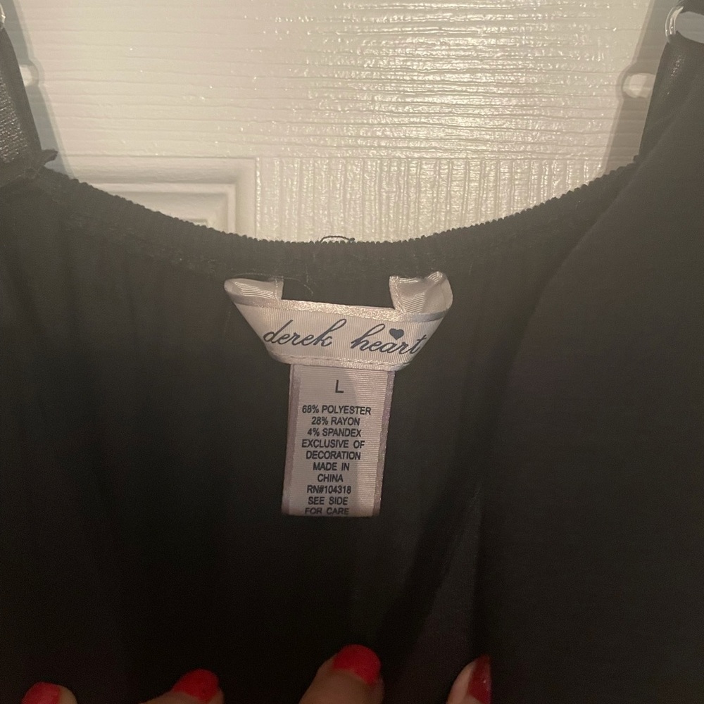Juniors size Large black dress-5 for $20 - Picture 3 of 4